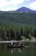 Canoeing On Sprague Lake, Rocky Mountain National Park