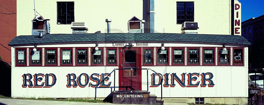Red Rose Diner, Exterior Panoramic