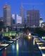 Indianapolis Skyline And Canal Walk At Dusk 2