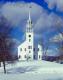 Stafford Meetinghouse in Winter 1