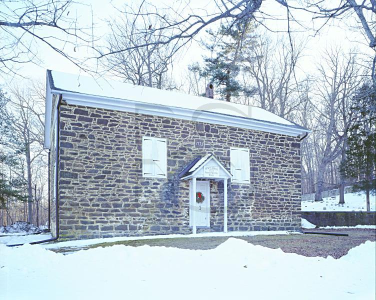 Arneys Mount Friends Meetinghouse, In Winter