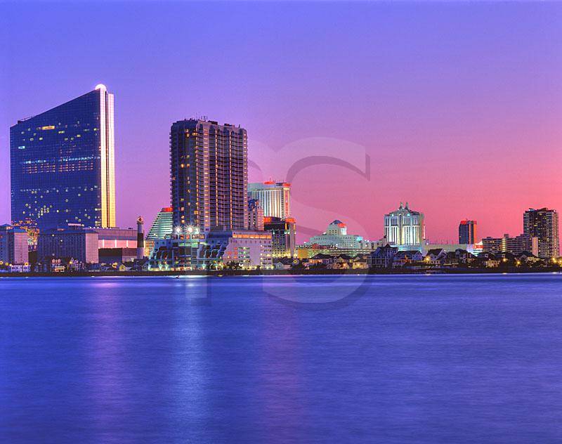 Atlantic City Skyline And Absecon Inlet