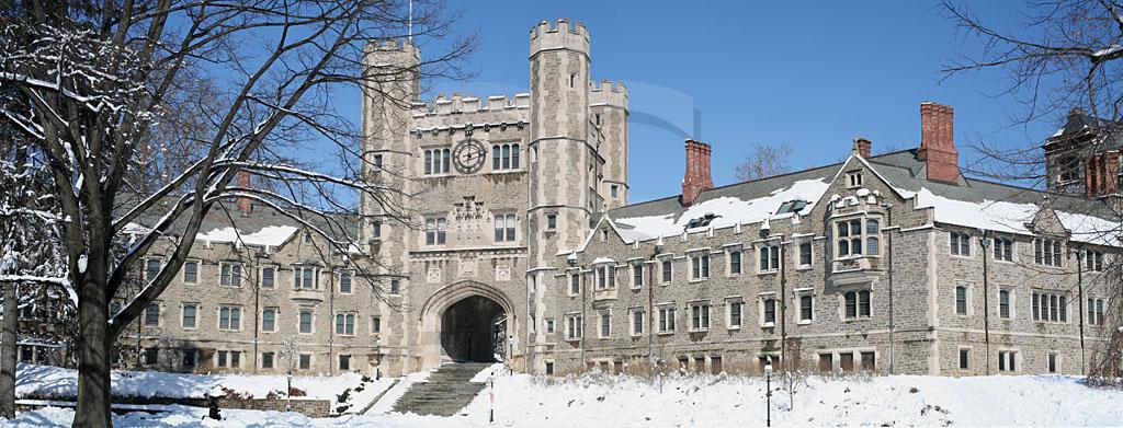 Blair Hall Winter Panoramic, Princeton University