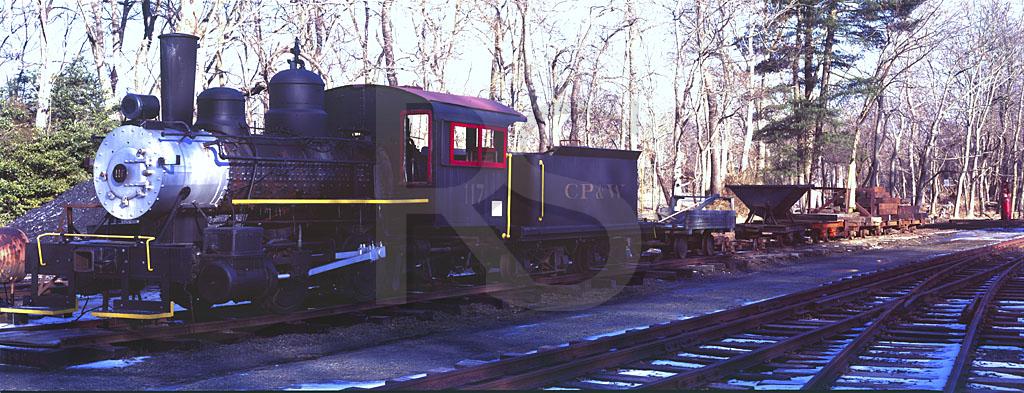 CP&W #117 Locomotive, Pine Creek Railroad
