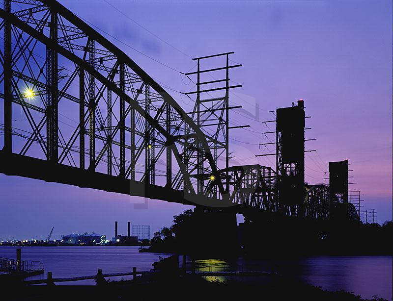 Delair Bridge At Twilight