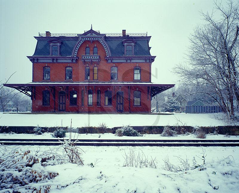 Hopewell Train Station, Winter
