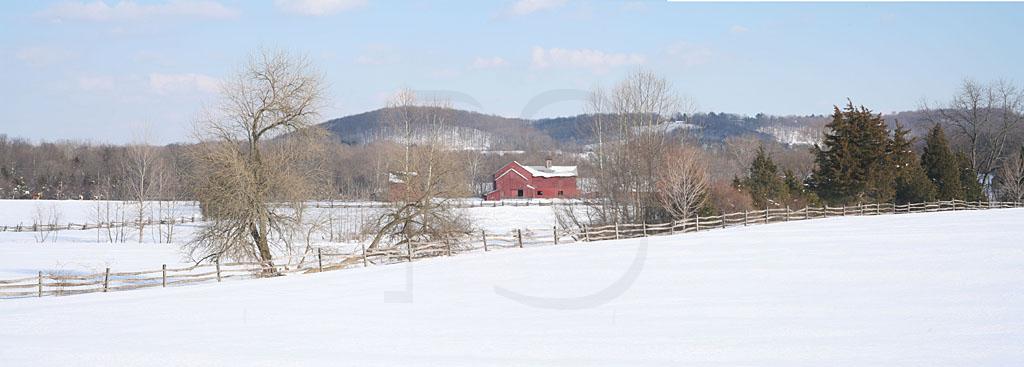 Howell Living History Farm, Winter Panoramic 1