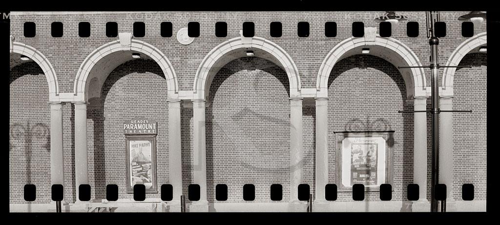 Paramount Theater Detail, 35mm Panoramic