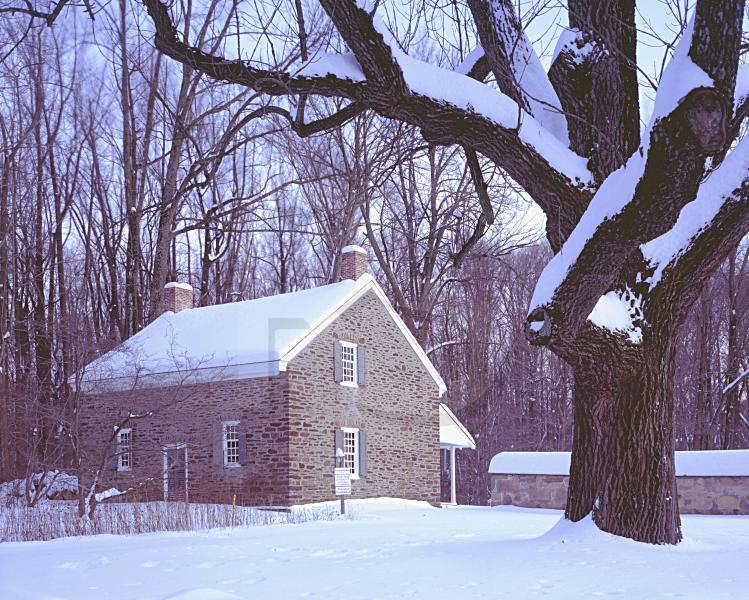 Princeton Friends Meetinghouse, In Snow #1