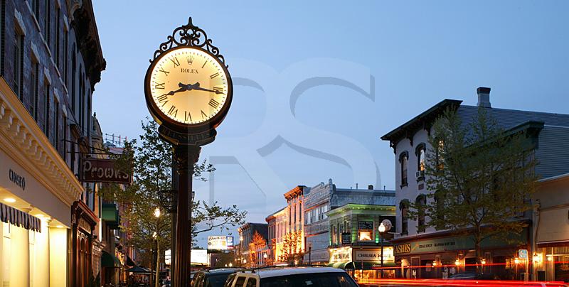 Rolex Clock And Broad Street