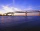 Betsy Ross Bridge At Sunset