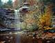 Awosting Falls In Autumn, Lake Minnewaska State Park