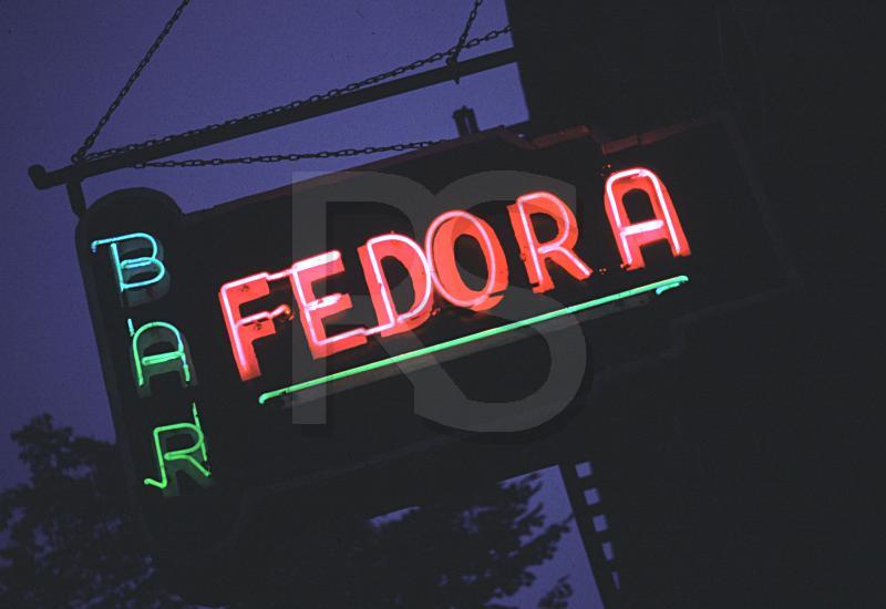 Fedora Bar Sign, Greenwich Village