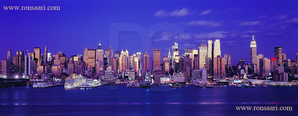 Midtown Manhattan Skyline Panoramic