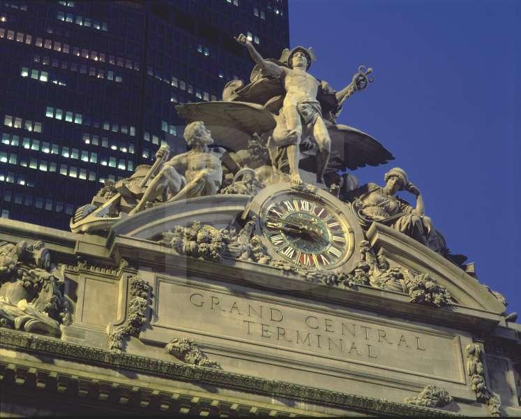 Grand Central Station, clock detail