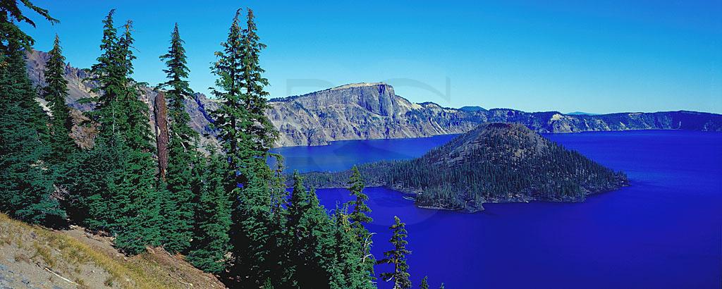 Crater Lake National Park, Discovery Point, Panoramic
