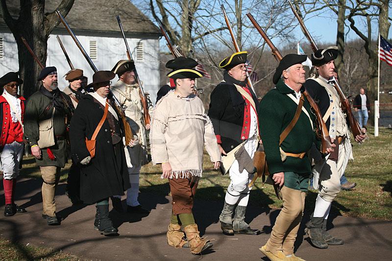 Continental Army Marching