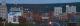 Scranton Skyline At Dusk Panoramic