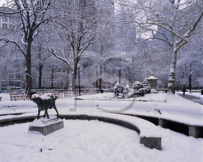 Rittenhouse Square In Winter