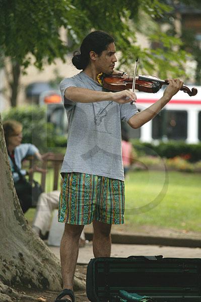 Violin Guy At Rittenhouse Square