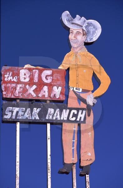 Big Texan Steak Ranch, Sign