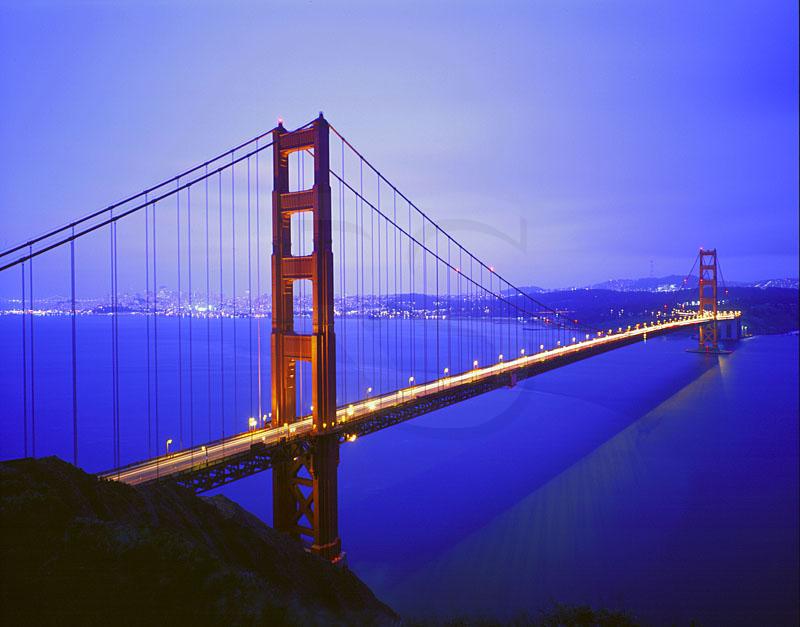 Golden Gate Bridge At Dusk 1