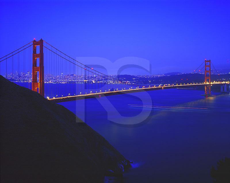 Golden Gate Bridge At Dusk 2