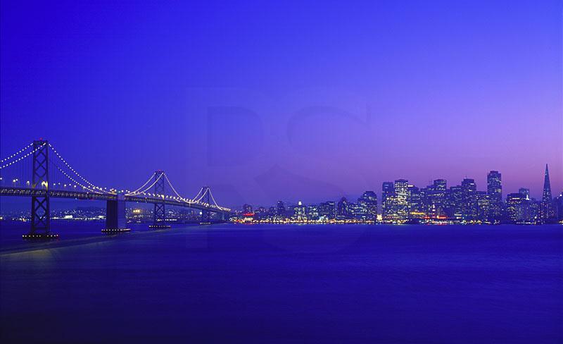 San Francisco Skyline At Dusk