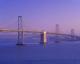 Oakland Bay Bridge At Sunset