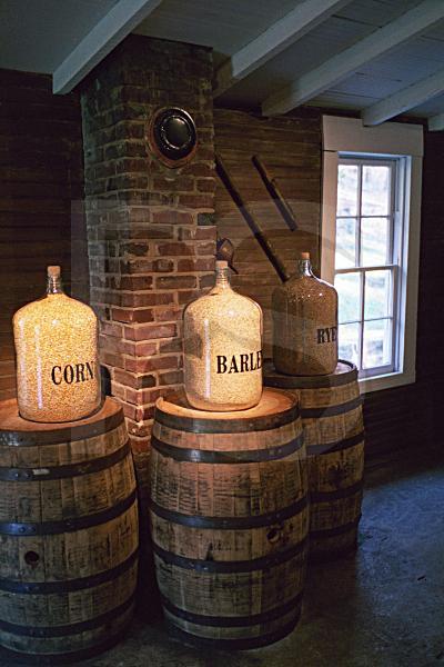 Jack Daniels Distillery, Barley, Corn, And Rye