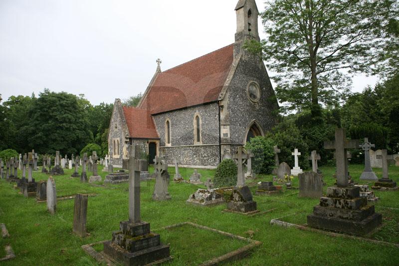 Stone Church And Cemetery