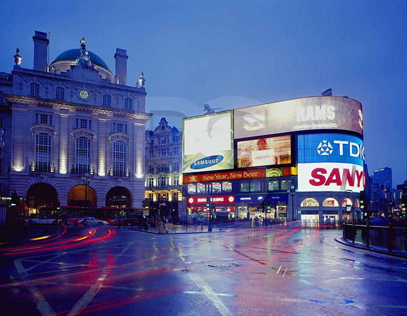 Piccadilly Circus At Twilight