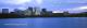 Rosslyn Skyline At Dusk Panoramic